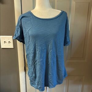 Maurices Ocean Blue Short Sleeve Tee